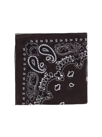 Destin Bandana Print Scarf In Brown