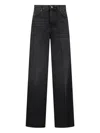 Destin Bethany Wide-leg Jeans In Black