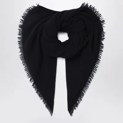 DESTIN BLACK CASHMERE SCARF