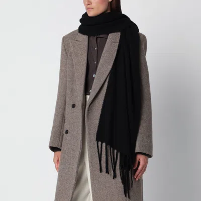 Destin Black Opus Scarf In Wool