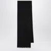 Destin Black Silk And Cashmere-blend Scarf In Black