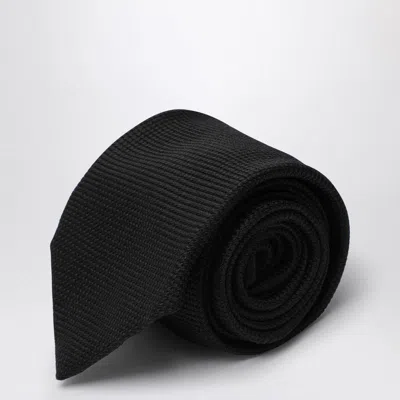 DESTIN DESTIN  BLACK SILK TIE