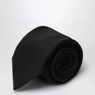 DESTIN DESTIN BLACK SILK TIE