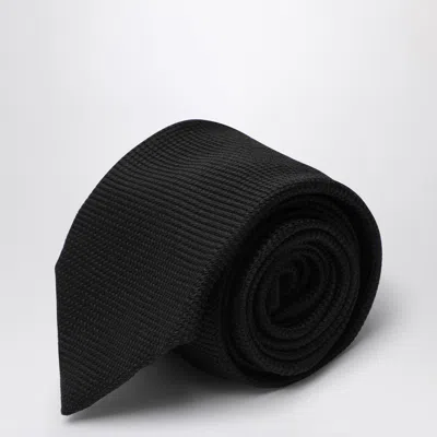 DESTIN DESTIN BLACK SILK TIE
