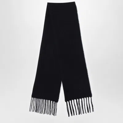 DESTIN DESTIN  BLACK WOOL AND CAHSMERE SCARF