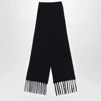 DESTIN BLACK WOOL AND CAHSMERE SCARF