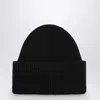 Destin Anthracite Wool And Cashmere Beanie