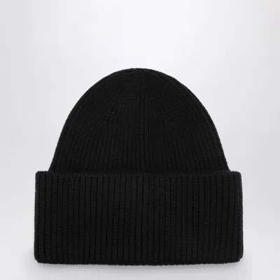 DESTIN DESTIN  BLACK WOOL AND CASHMERE BEANIE
