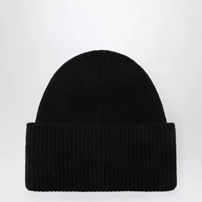 Destin Black Wool And Cashmere Beanie