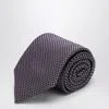 Destin Polka Dot Silk Tie In Blue