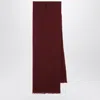Destin Bordeaux Silk And Cashmere-blend Scarf In Red