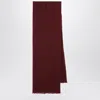 Destin Bordeaux Silk And Cashmere-blend Scarf In Red