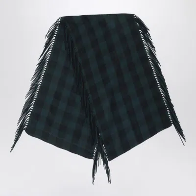 Destin British Check And Shawl