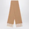 Destin Camel Wool And Cahsmere Scarf In Brown