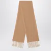 Destin Camel Wool And Cahsmere Scarf In Brown