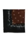 Destin Check Wool Scarf In Multi