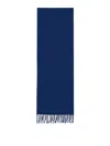 Destin Checked Scarf In Blue