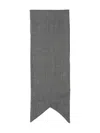 Destin Checked Scarf In Gray