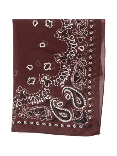 Destin Cotton "bandana" 59x59 Cm In Neutral