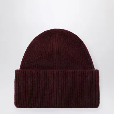 DESTIN DESTIN DARK BURGUNDY AND BEANIE