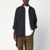 Destin Long Sleeve Pocket Shirt In Black