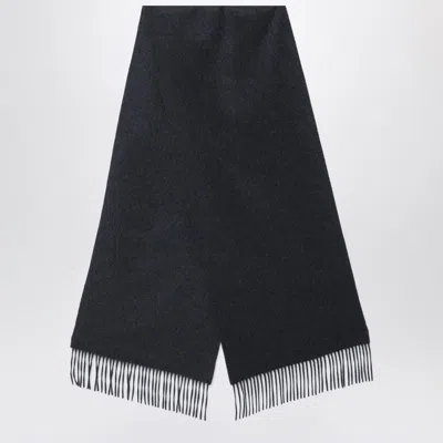 Destin Men's Blue Cashmere Scarf In Gray
