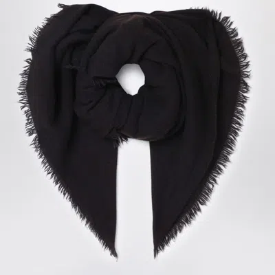 Destin Ebony Brown Cashmere Scarf