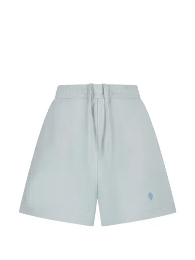 Destin Embroidered Mini Shorts In Gray