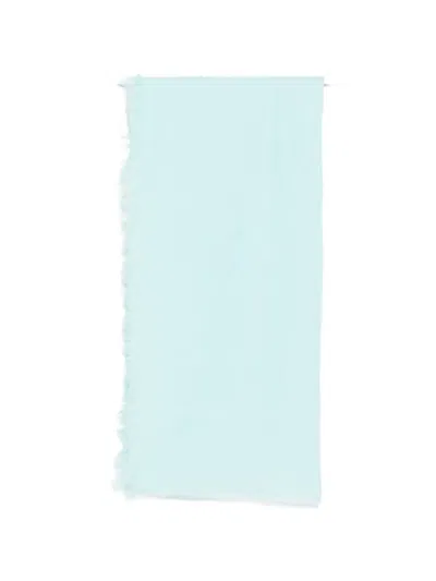 Destin Frayed Scarf In Blue