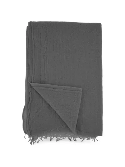 Destin Frayed Scarf In Gray