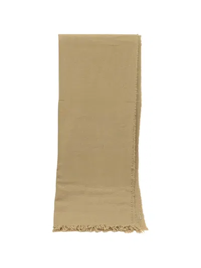 Destin Fringed Cashmere Scarf In Brown