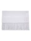 Destin Fringed Cashmere Scarf In Grey