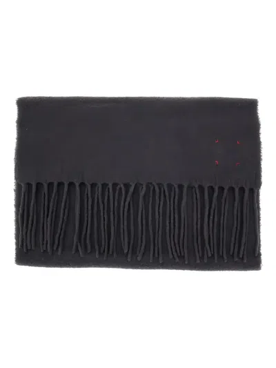 Destin Fringed Scarf In Black