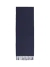 Destin Fringed Scarf In Blu