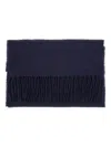 Destin Fringed Scarf In Blue