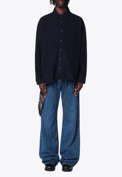 DESTIN GRAPHIC PRINT WOOL BLEND OVERSHIRT