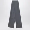 Destin Grey Wool Scarf In Grey