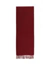 Destin Checked Scarf In Rosso