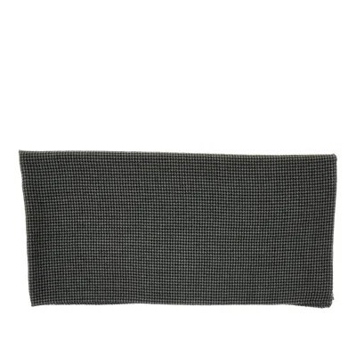 Destin Houndstooth Wonderwool Scarf In Grey