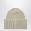 Destin Ivory Wool And Cashmere Beanie In Neutral