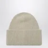 Destin Ivory Wool And Cashmere Beanie In Neutral