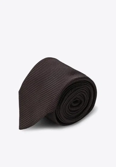 DESTIN JACQUARD-PATTERN SILK TIE