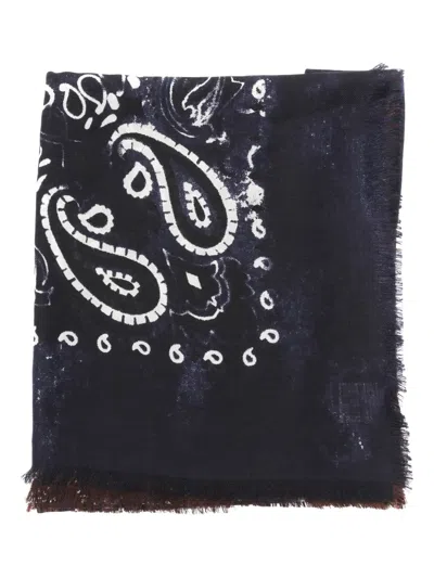 Destin Jil Patterned Scarf In Brown