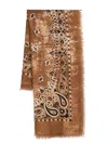 Destin "jil" Square 140x140 Cm Accessories In Brown