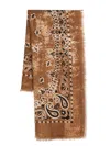 Destin "jil" Square 140x140 Cm Accessories In Brown