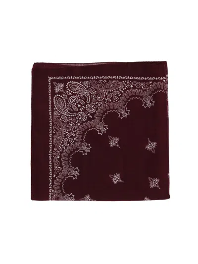 Destin 'judy' Bandana Print Scarf In Red