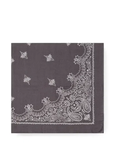 Destin Judy Bandana-print Scarf In Gray