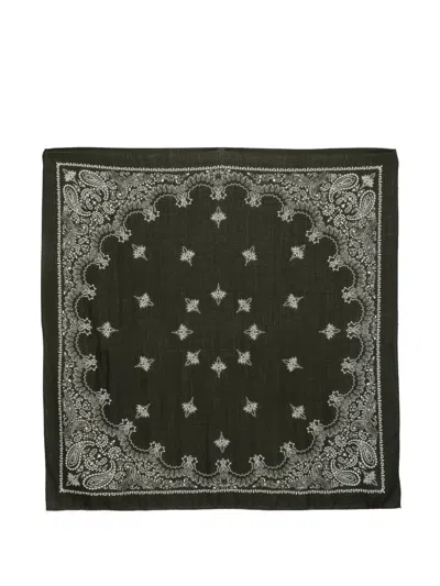 Destin Judy Bandana-print Scarf In Green