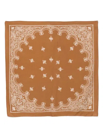 Destin "judy" Carre` 90x90 Cm Accessories In Brown