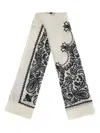 Destin Judy Paisley-print Bandana Scarf In White